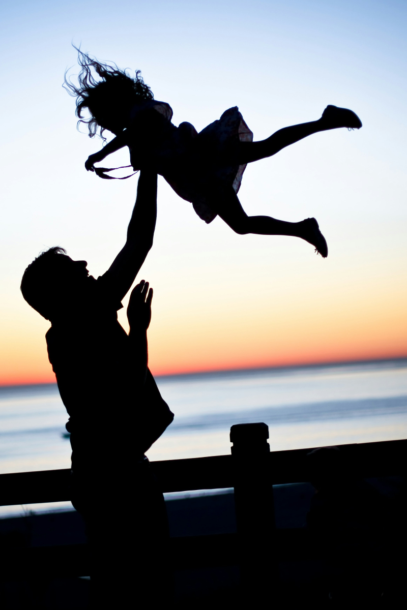 A family enjoying an outdoor activity.